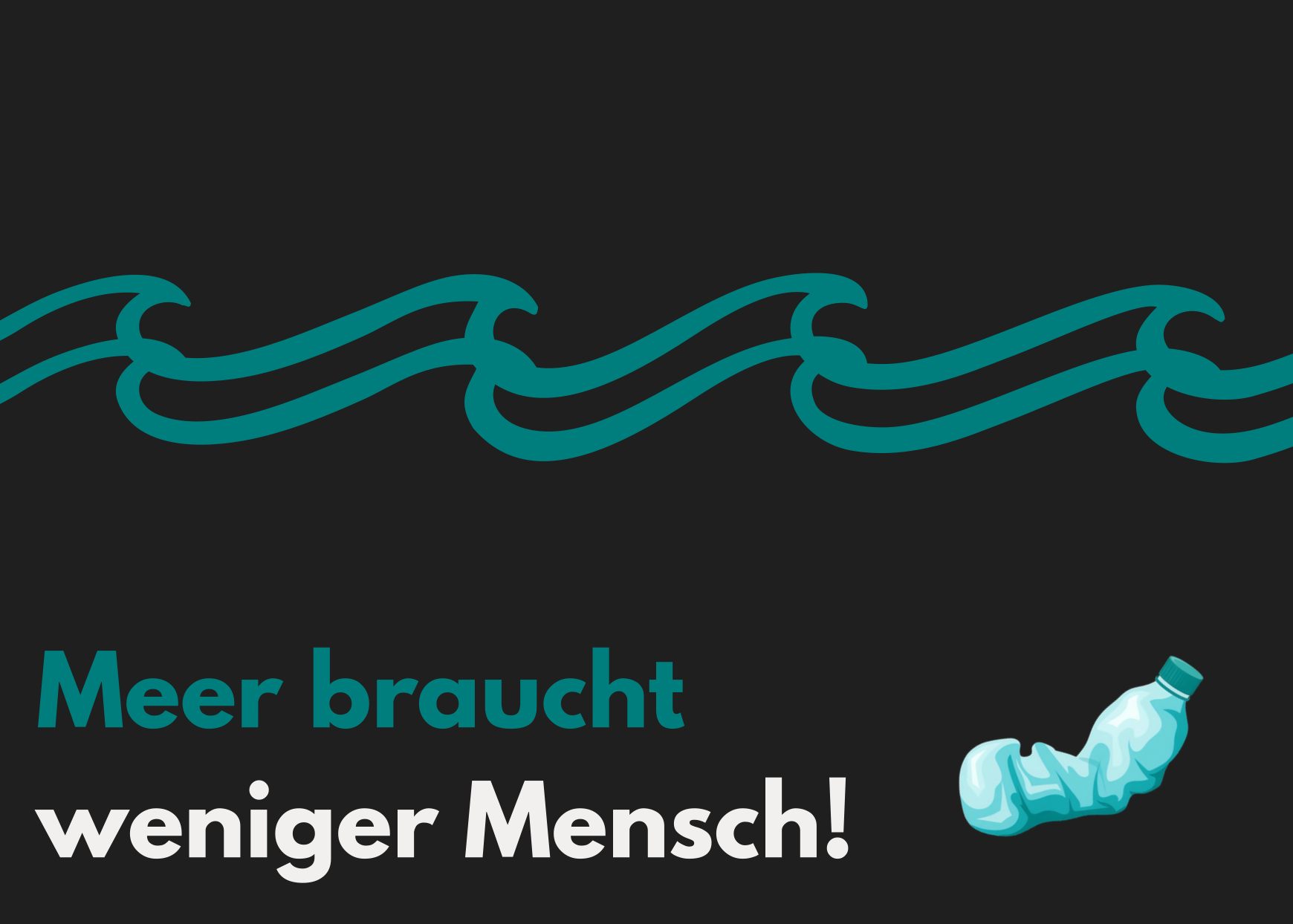 Freecard-Design Meer braucht weniger Mensch